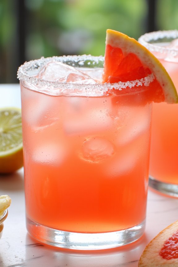 revitalizing grapefruit lime cocktail