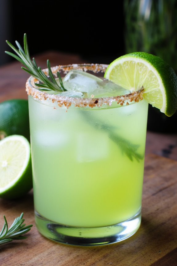 smoky herbal margarita delight