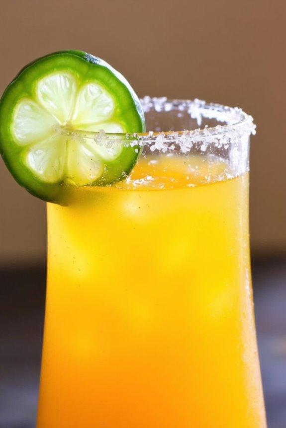 spicy mango jalape o margarita delight