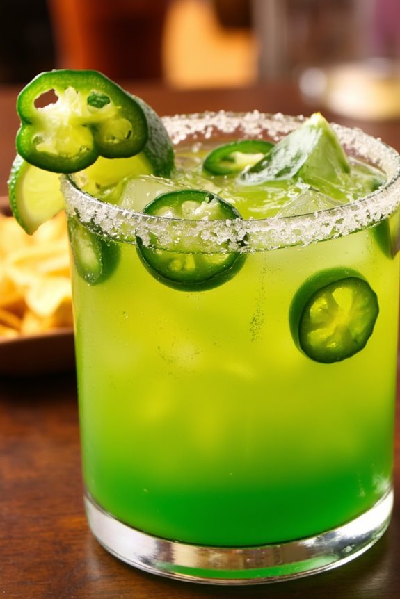 spicy margarita with jalape os
