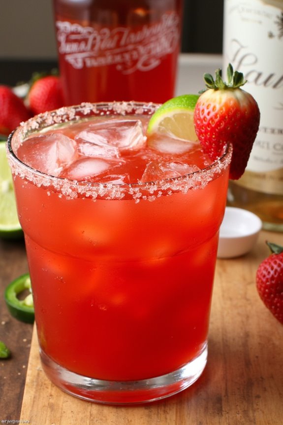 spicy strawberry margarita recipe