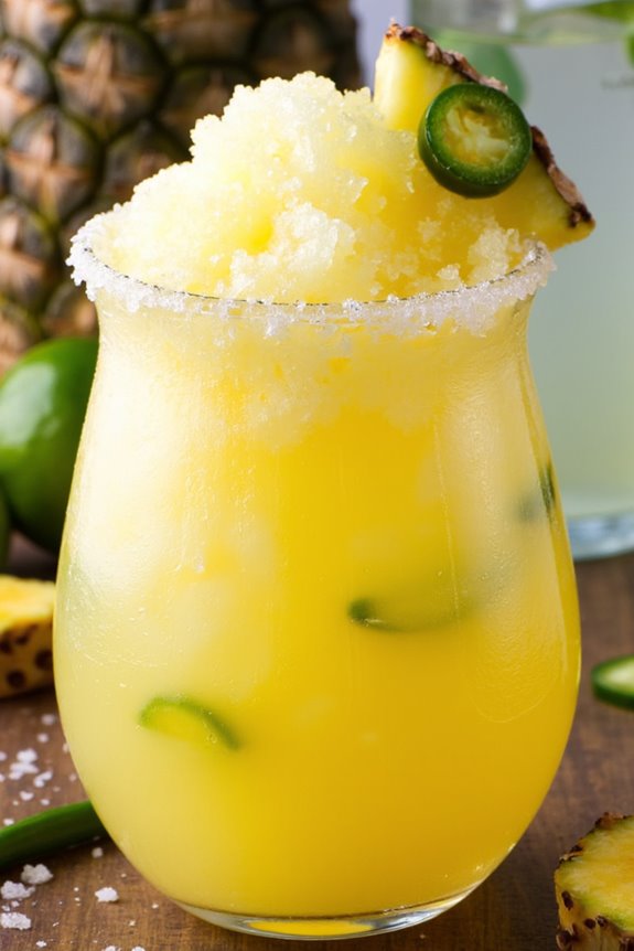 spicy tropical margarita slush