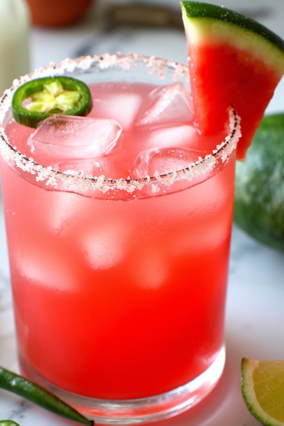 spicy watermelon margarita recipe