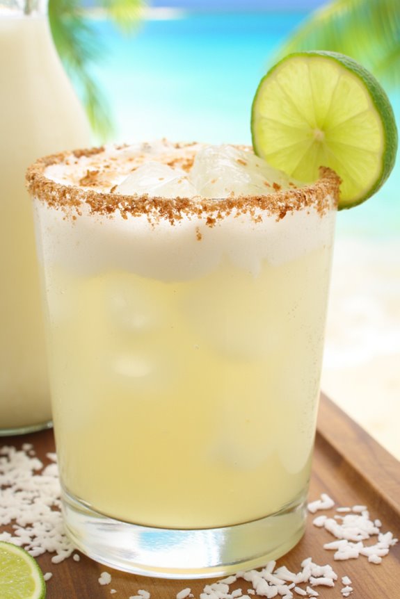 tropical coconut margarita mix