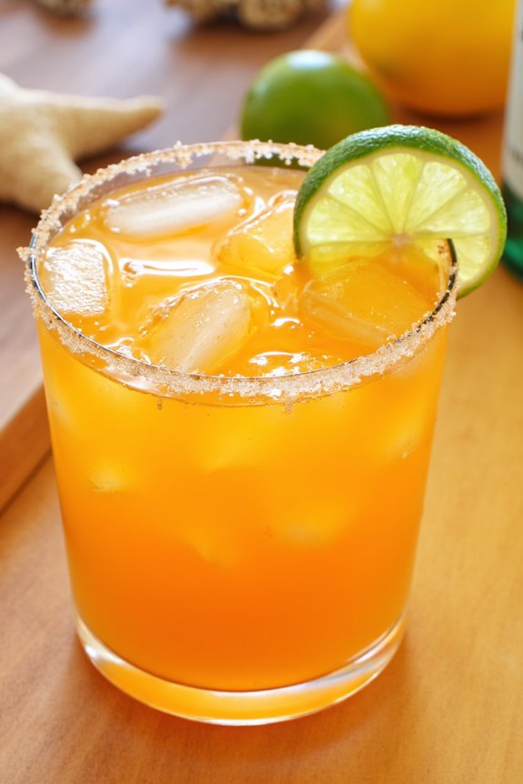 tropical mango passionfruit margarita
