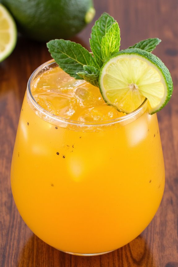 tropical passion fruit margarita