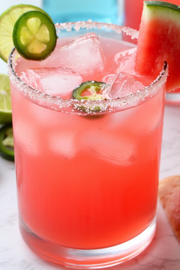 watermelon spicy margarita recipe